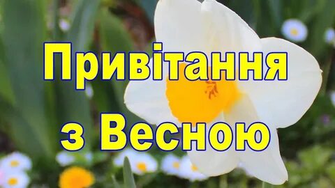 З першим днем весни на українській мові