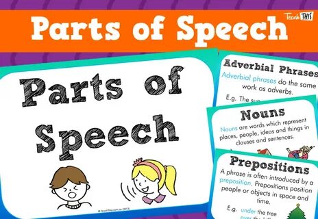 Words parts of speech