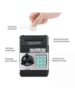 Как установить пароль на сейф копилку