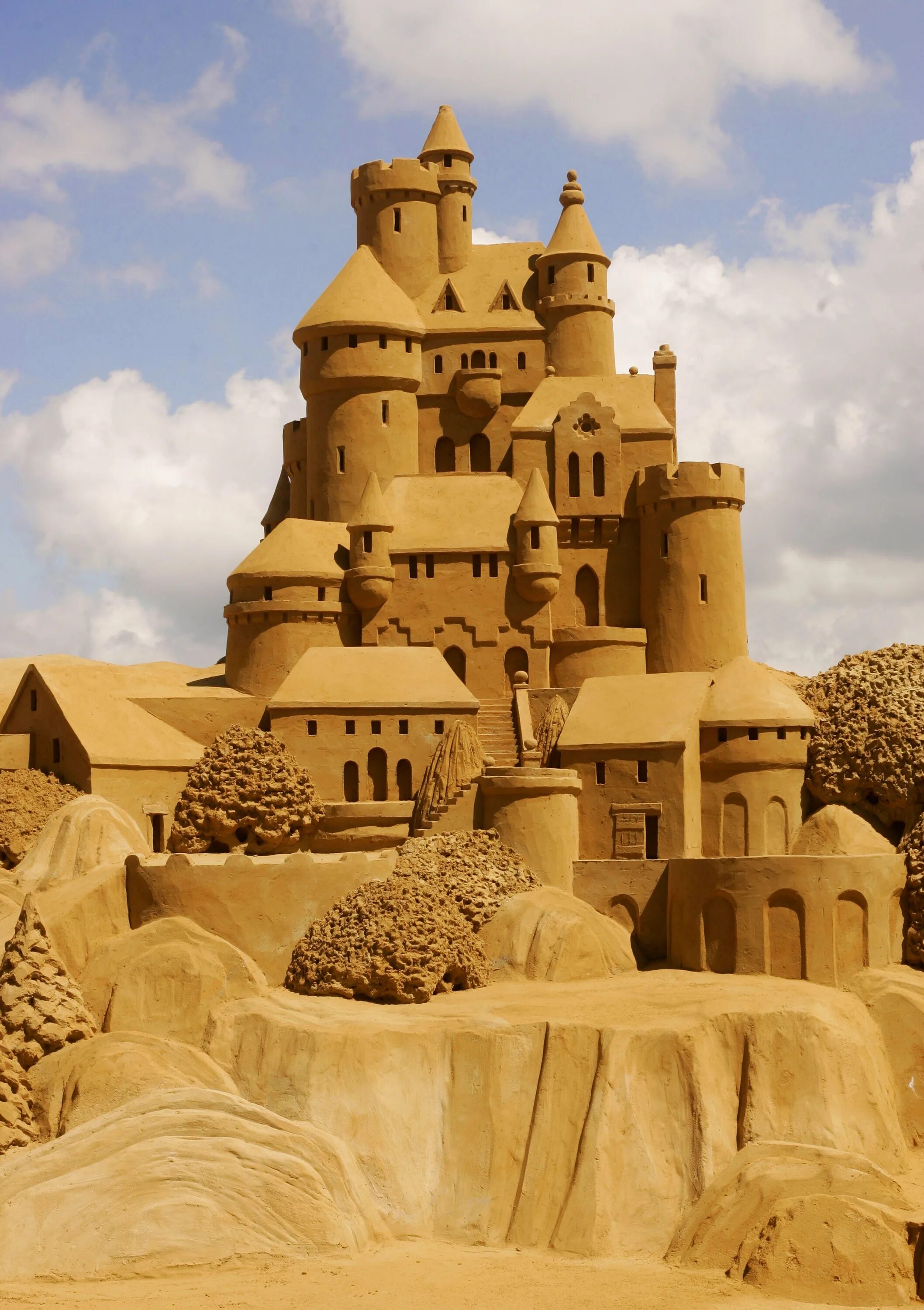I making sandcastle