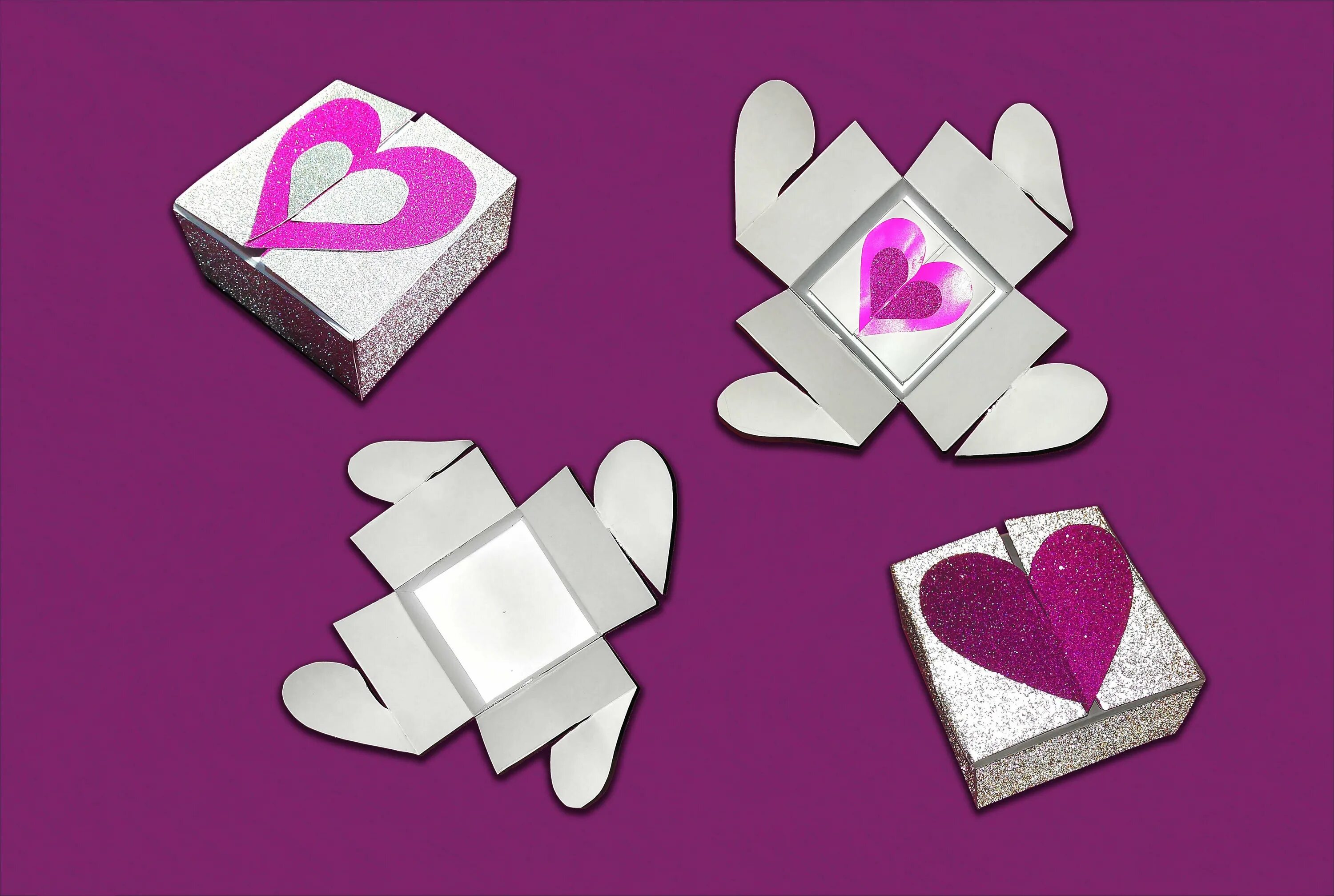 Без клея. Коробочка из бумаги в виде сердца. Объемный подарок из бумаги. Коробочка с сердечком из бумаги. Оригами коробочка сердечко.