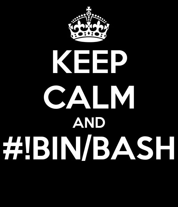 Bin Bash. I Love #!/bin/Bash.