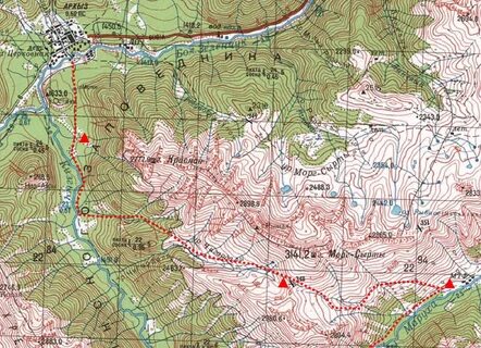 Архыз на карте краснодарского