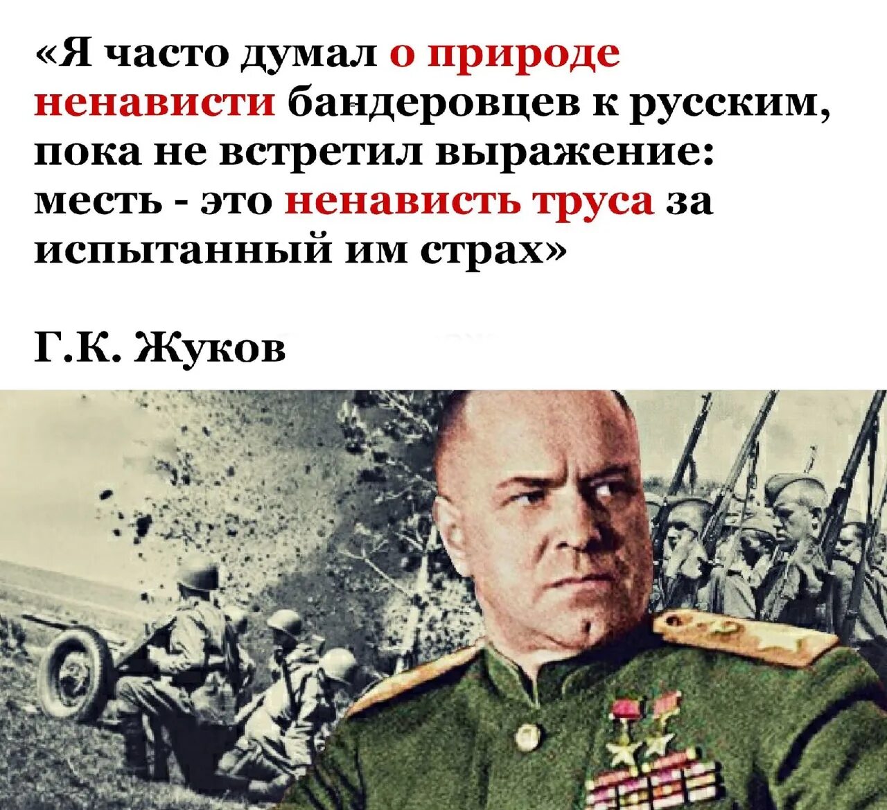 Вояка с фразой е мое. Жуков о бандеровцах цитата. Я часто думал о природе ненависти бандеровцев к русским. Жуков о ненависти бандеровцев к русским. Высказывание Жукова про бандеровцев.