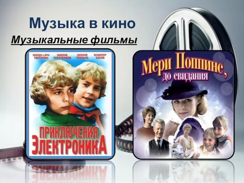 Название музыкальных кинофильмов.