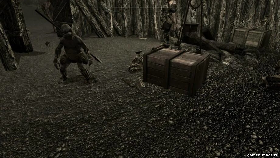 Мод на трупы скелетов. Skyrim мод на мертвые тела.