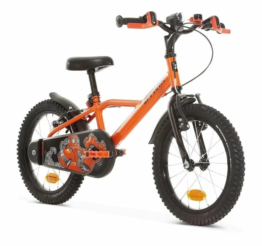 Велосипед b twin 16. Btwin 16 велосипед детский. велосипед btwin robot 500 детский. btwin 20. велосипед btwin 16 оранжевый.