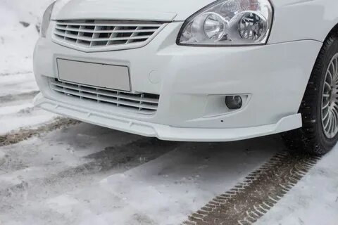 Юбка бампера приора