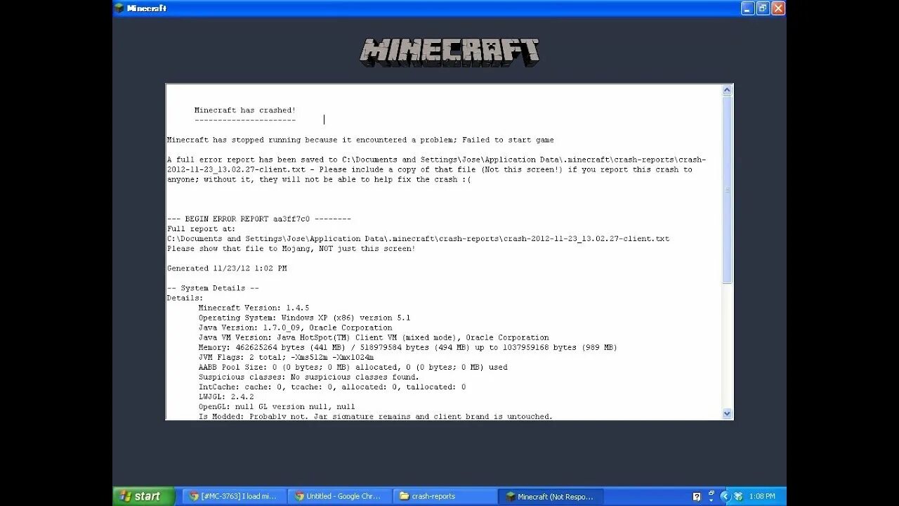 Minecraft crash. Краш репорт майнкрафт. Crash Report. Майнкрафт краш -1. Crash report c