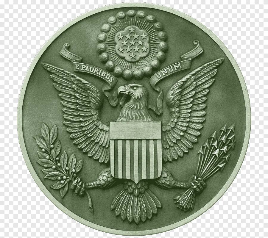 Государственный герб США. E Pluribus Unum США. The great Seal 1782. Большая государственная печать США