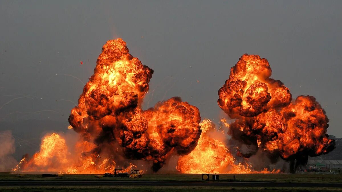 Control explosion. Control explosion