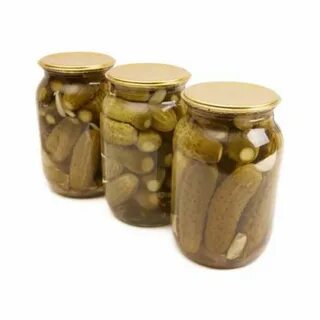 Огурцы соленые консервированные в банке