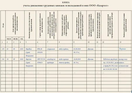 Учет трудовых книжек в 2024 году