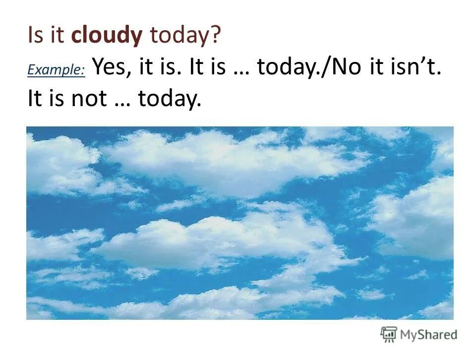 Look at those clouds it soon. Look at those clouds it soon