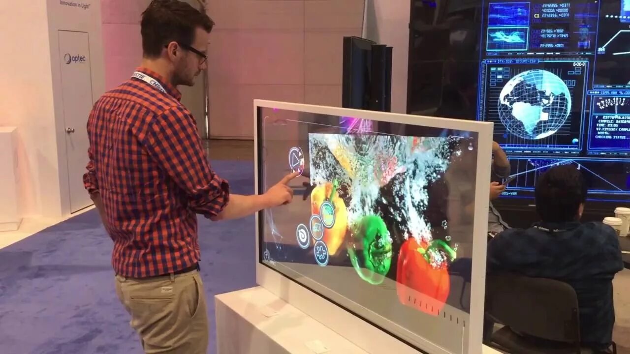 Прозрачный монитор. Transparent oled samsung. прозрачный oled дисплей. сенсорный oled-дисплей.