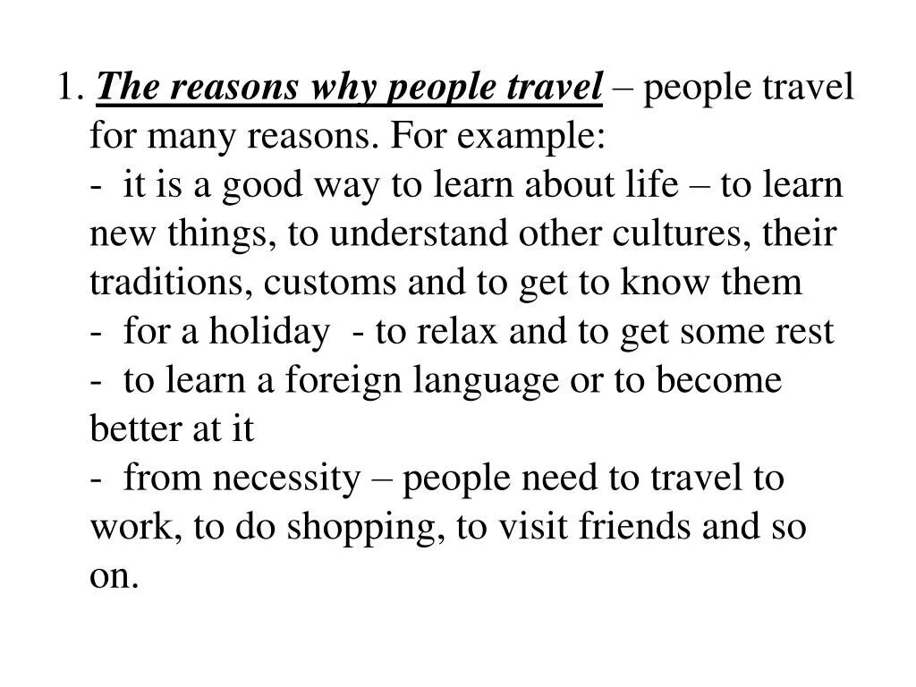 Reasons why people Travel. Reasons for travelling. Задания по теме travelling. Топик travelling. People travel a lot nowadays planes