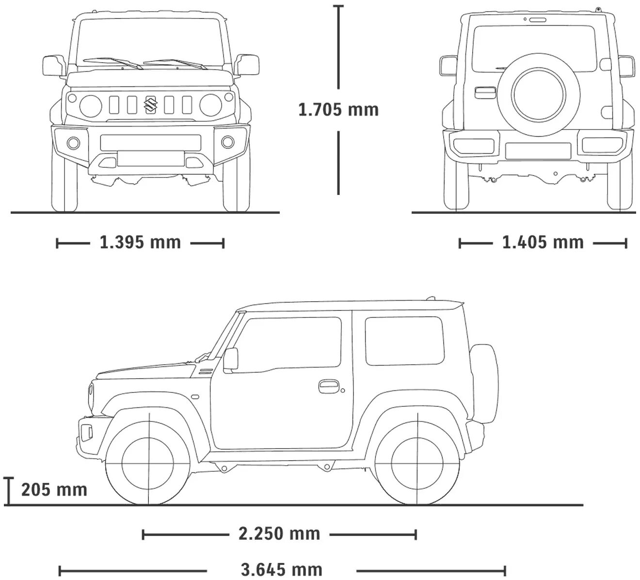 Сузуки джимни габариты. Jimny jb74. Suzuki jimny колесная база. Сузуки джимни размеры кузова. Suzuki jimny 2022 габариты.