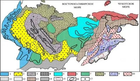 Карта морфоструктур