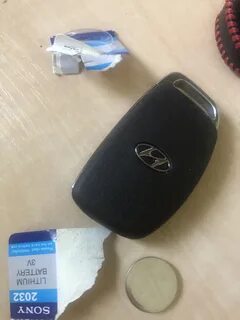 Хендай брелок батарейка
