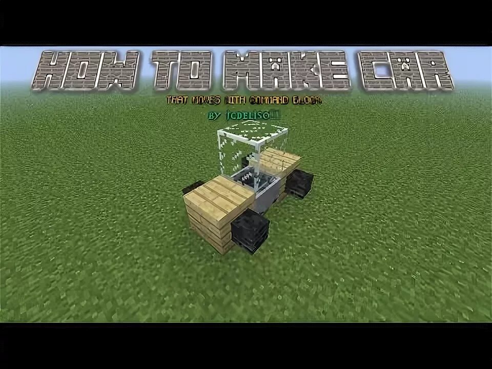 1.8 How to Make a Car,Bus,Train in Minecraft That Move's - YouTube