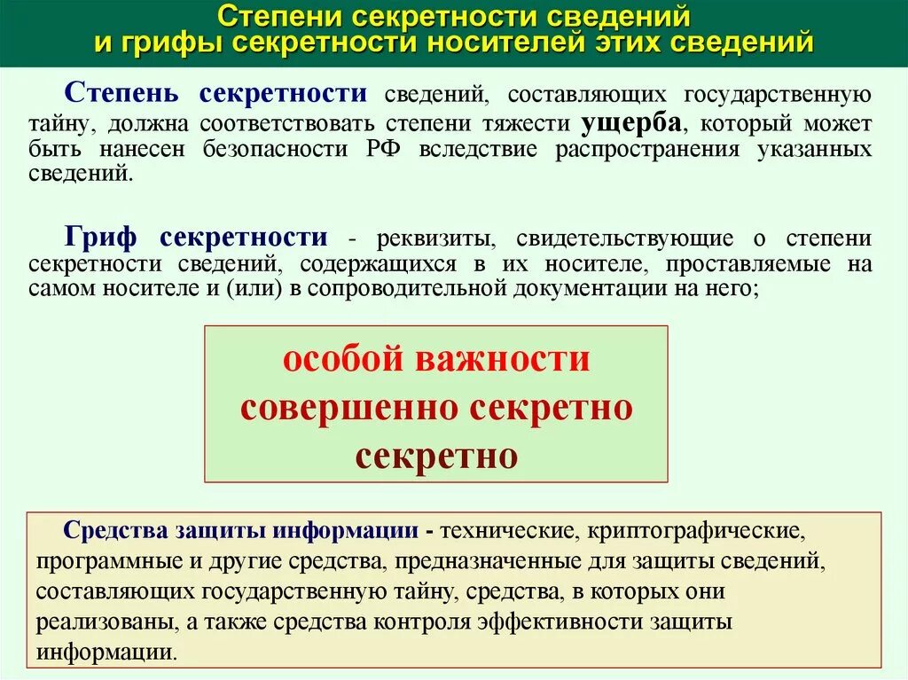 Степени секретности сведений. Степени секретности сведений и грифы носителей этих сведений. Гриф секретности. Грифы секретности сведений составляющих государственную тайну.