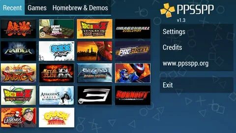 Ppsspp games
