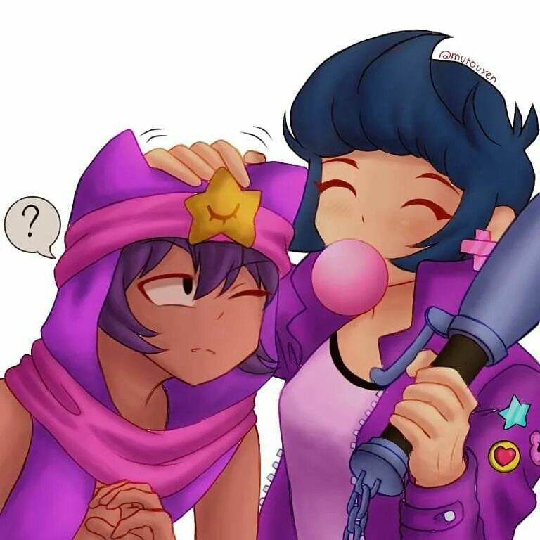 Melody brawl stars rule 64. Сэнди и Биби шип Браво старс. Сэнди и би би Браво старс арт.