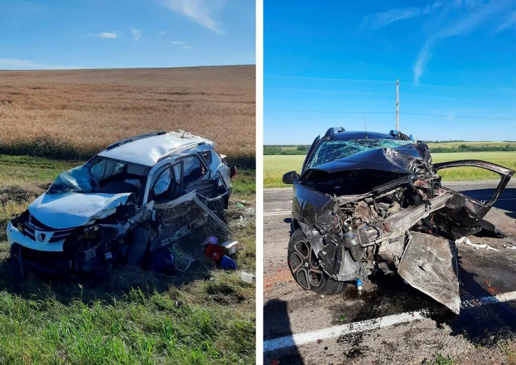 Рено авария фото В аварии на трассе Ставрополья погибли родители 4-летнего ребенка