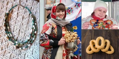 бусы из баранок