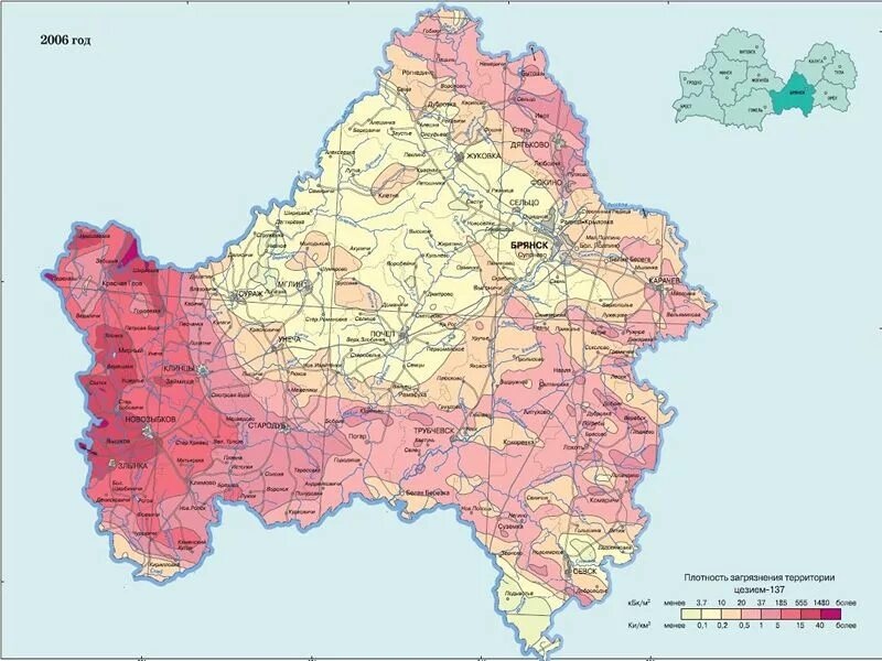 Радиоактивная карта. Карта радиационного загрязнения Брянской области. Карта радиоактивного загрязнения Брянской области. Карта Чернобыльского загрязнения Брянской области. Зона радиоактивного загрязнения Брянской области.