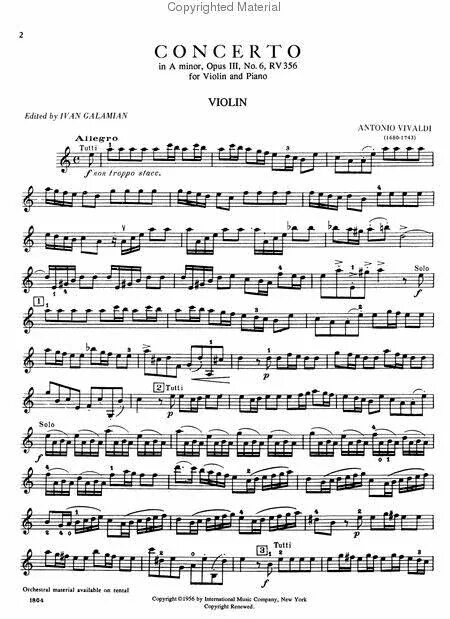Вивальди скрипка с оркестром