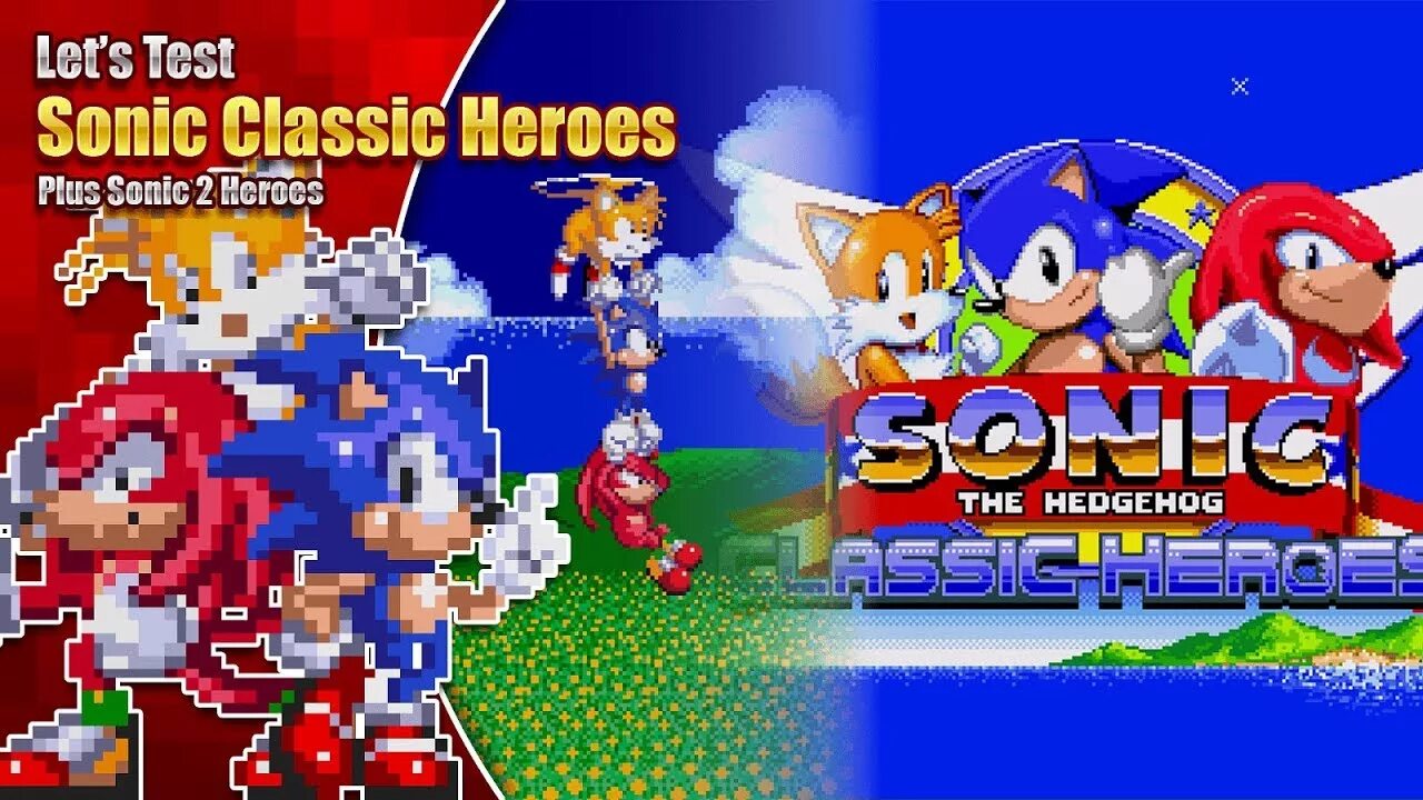 Sonic classic играть. Sonic Classic Heroes 3. Картридж Sonic Classic Heroes. Соник 2 Классик хироус. Соник 2 герои.