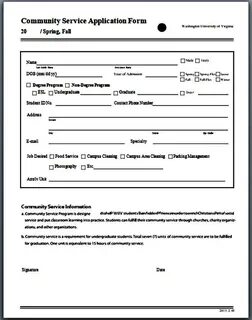 Services forms