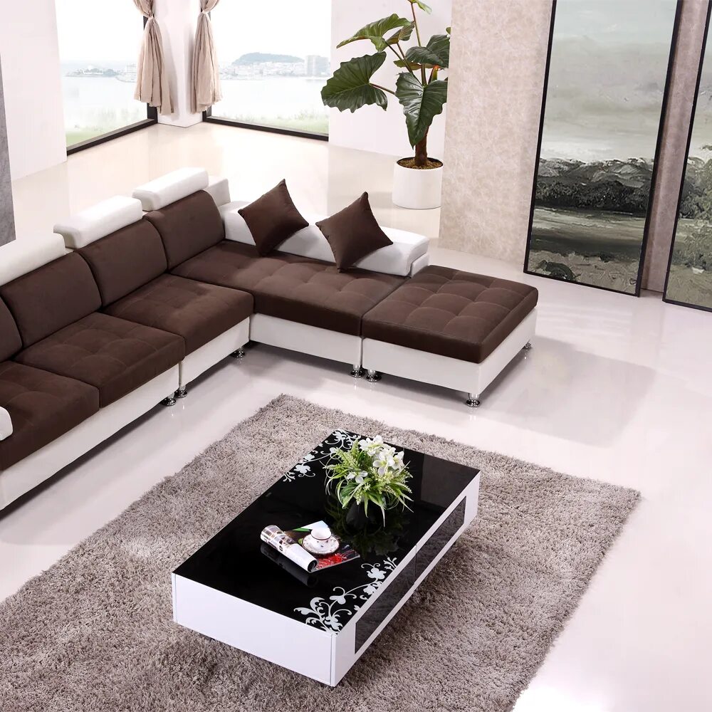 Модульный диван. Большие диваны для гостиной. Мягкий уголок в гостиную. Модульная мягкая мебель.