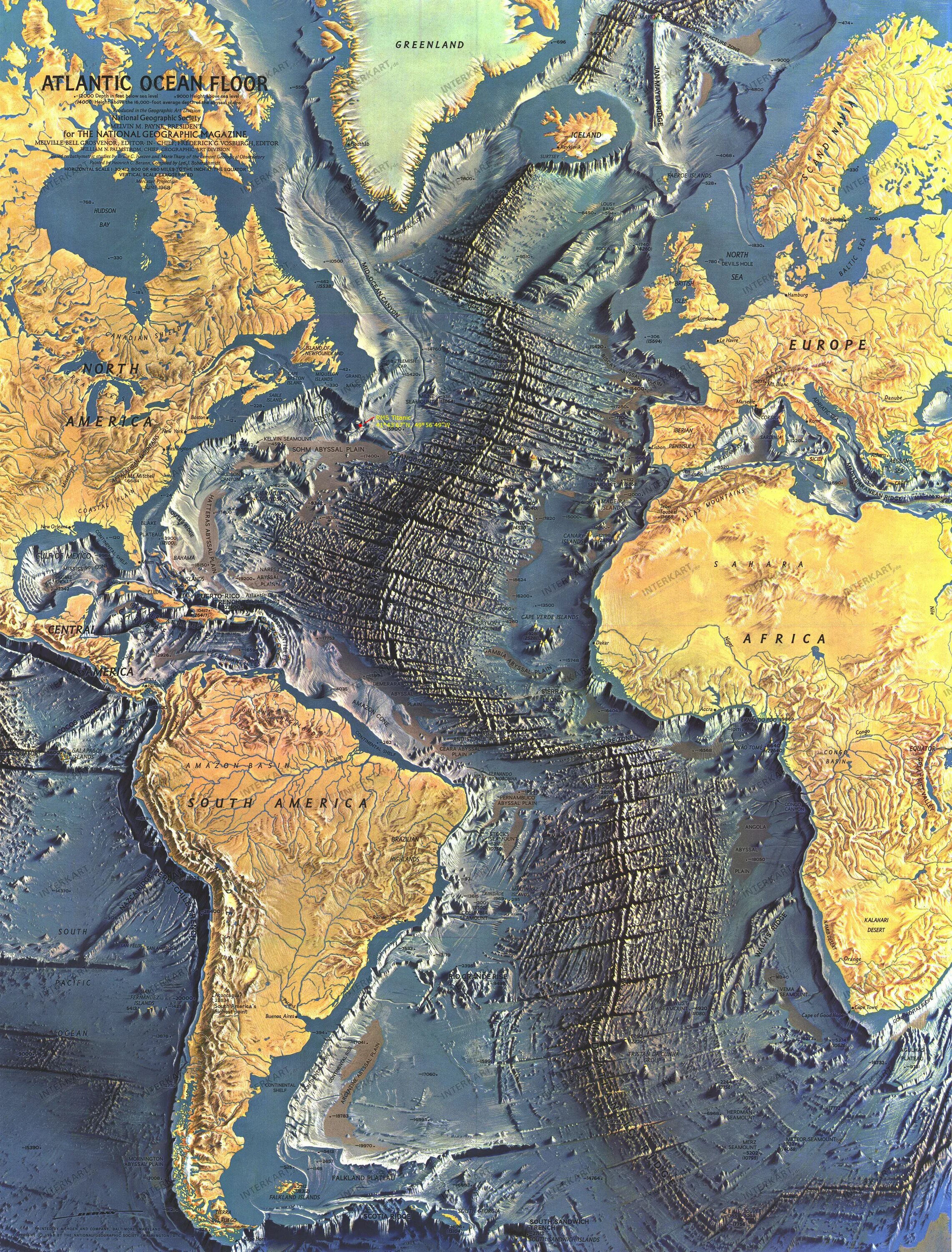 Карта рельефа дна Атлантического океана. Срединно-Атлантический хребет. Рельеф дна Атлантического океана. Срединно-Атлантический хребет на карте. Впадины океанов рельеф