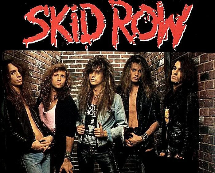 Rock row. Группа skid row. группа skid row 1989. рок группа скид роу. skid row skid row 1989.