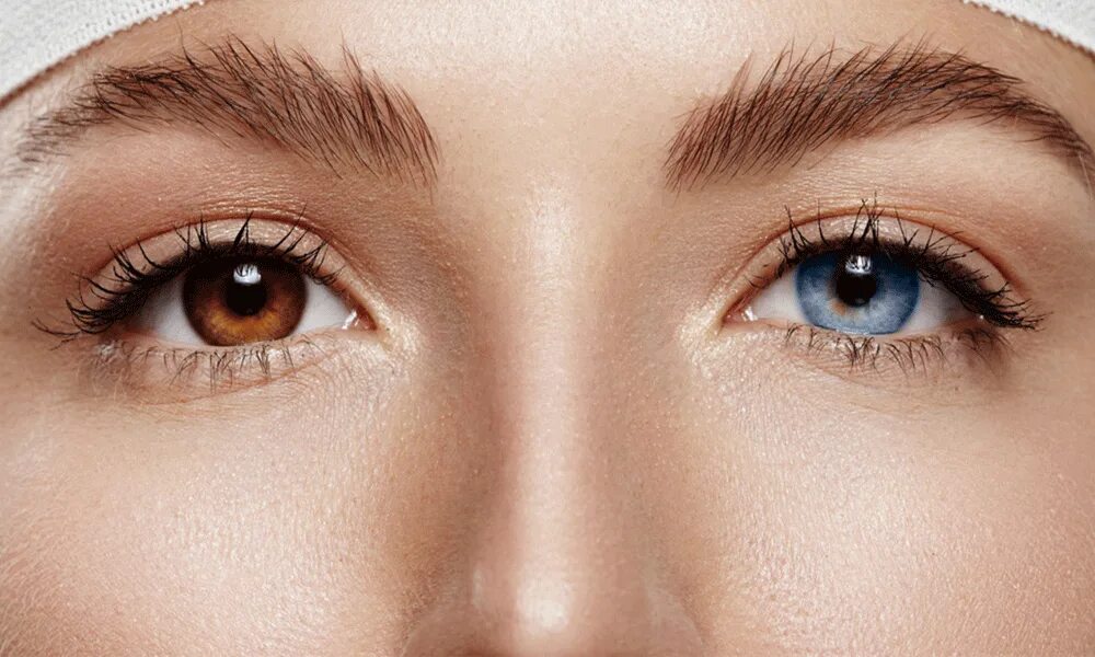 Как красиво назвать глаза. Гетерохромия линзы. Цветные линзы гетерохромия. Разноцветные глаза. Женские глаза.
