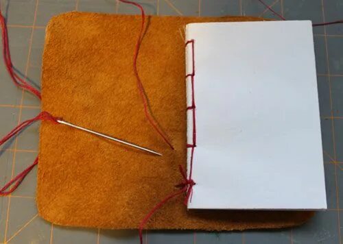 Book Binding Tutorial with Embroidered Cover Handmade books, Book binding diy, B