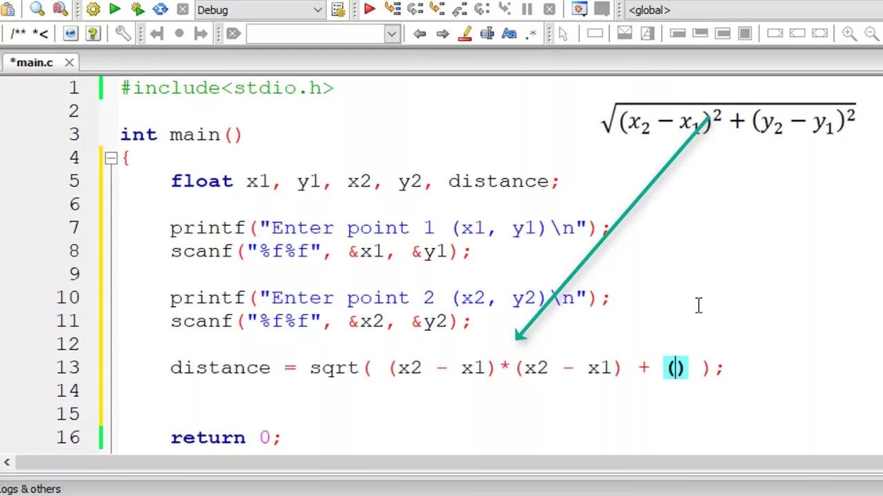 Distance functions. Седловая точка c#. point distance.