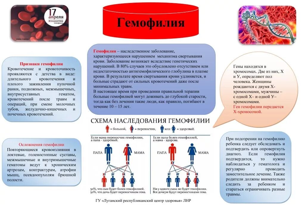 Заболевания крови передающиеся по наследству. Памятка рекомендации для больных гемофилией. Гемофилия буклет профилактика. Памятка для людей больных гемофилией. Профилактика гемофилии у детей.