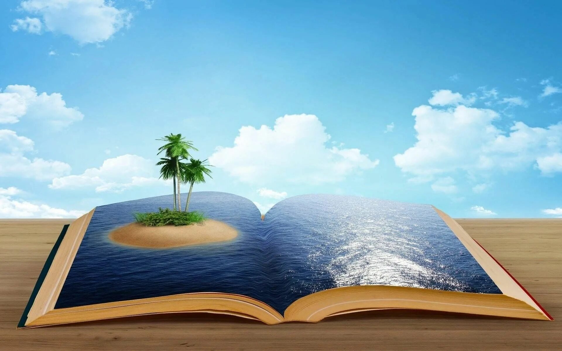 Приключения на острове чтения. Фон книги. Раскрытая книга. Книга путешествия. Книга море.