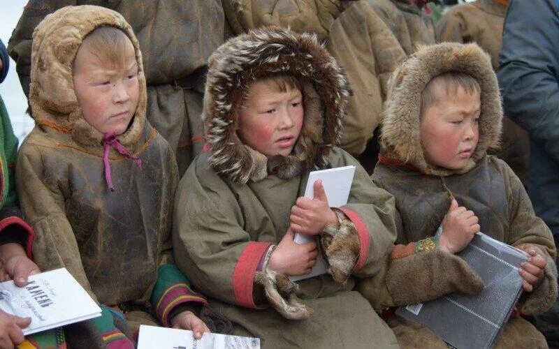 Язык ненцев. Ненецкие дети. Школы северных народов. Ненцы язык. Народы Ямало-Ненецкого автономного округа.