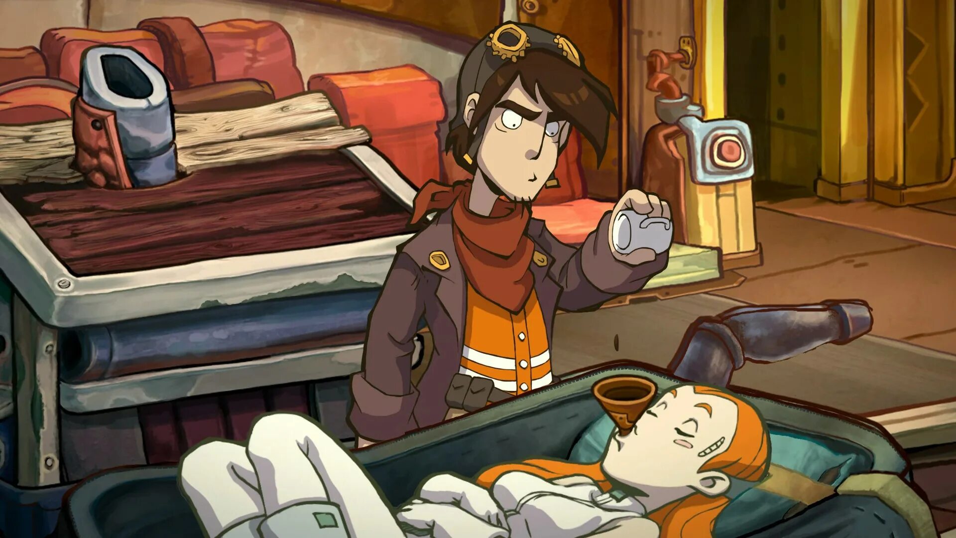 Депония лонзо. Deponia. Deponia: the complete journey. Deponia тони. Депония гоал арт.