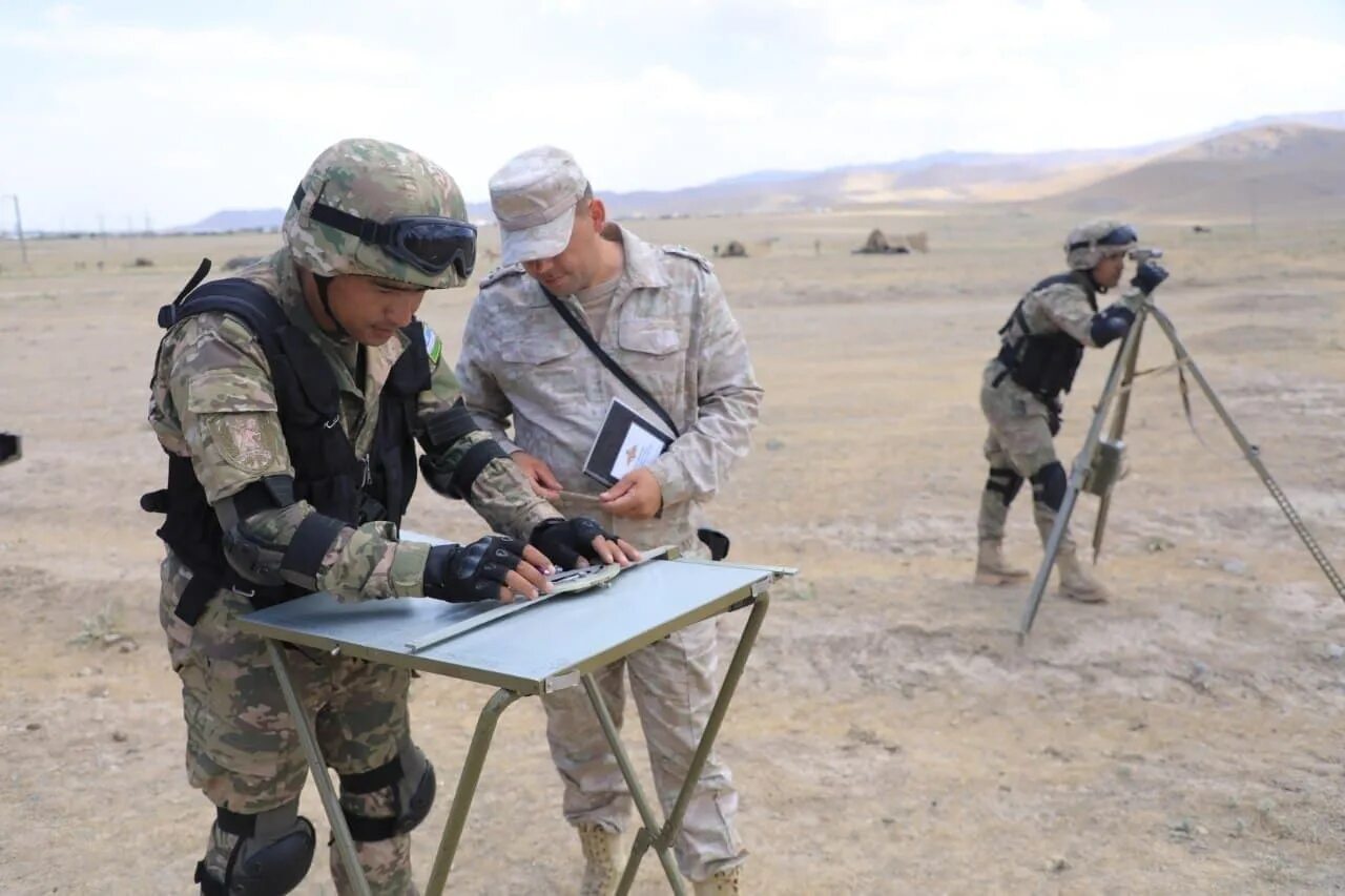 Жанговар тайёргарлик. Военные учения. Учения в Узбекистане. Военные учения в Таджикистане.