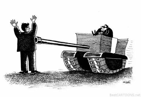 Карикатура танка