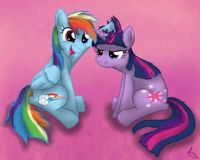 Twilight sparkle rainbow dash