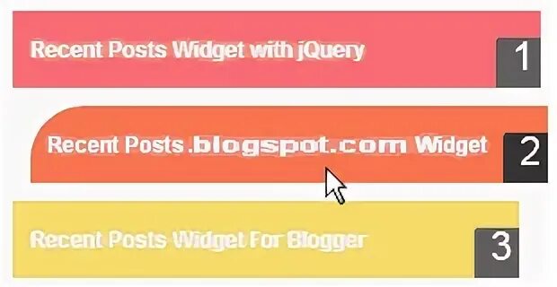 Post widget type. Post widget type