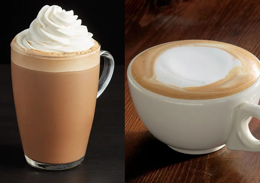 Латте одежда. Cappuccino vs latte. латте кон панна. капучино вандурфуд капуч. cappuccino mocha.