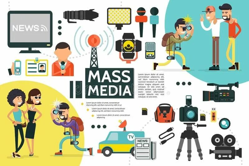 Информирование населения через средства массовой информации. Средства массовой информации. сми иллюстрация. масс медиа иллюстрации. инфографика средств массовой информации.