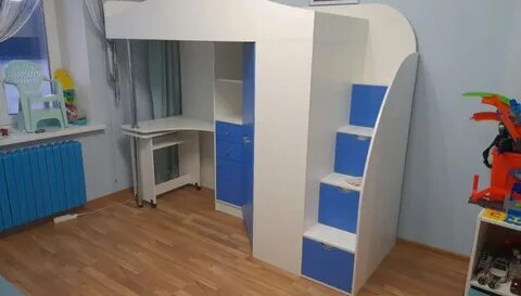 Кровать чердак теремок 1